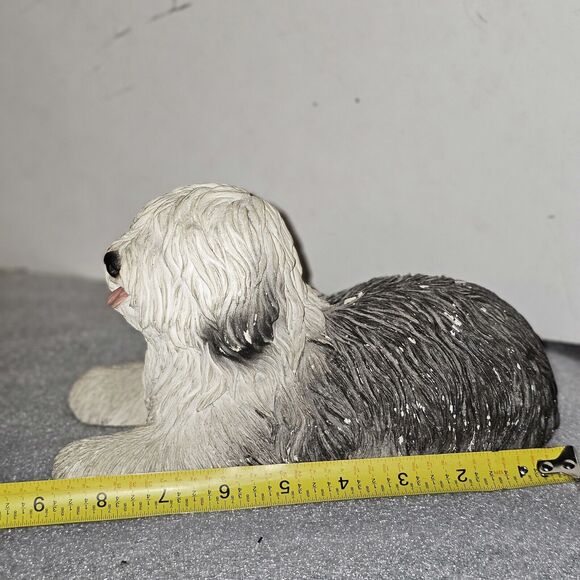 Sandicast Old English Sheep Dog 1983 Sandra Brue Hand Painted Vintage - Picture 10 of 11